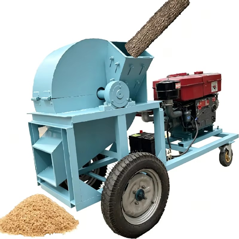 Garden Branch Shredder Wood Chipper - Cippatrice Professionale Mobile per Legno, Trituratore