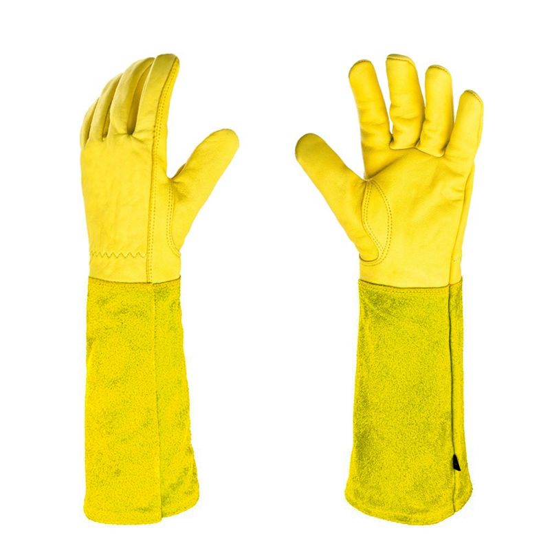 Gardening Gloves Thorn Proof Leather - Guanti da potatura AEE4-Rose, per uomo