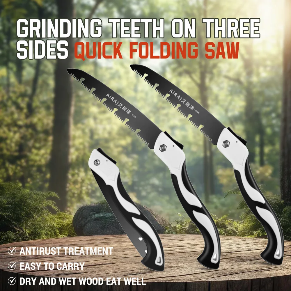 Pruning Saw Folding Hand Saw Tree - Sega a Mano Pieghevole Multifunzione per