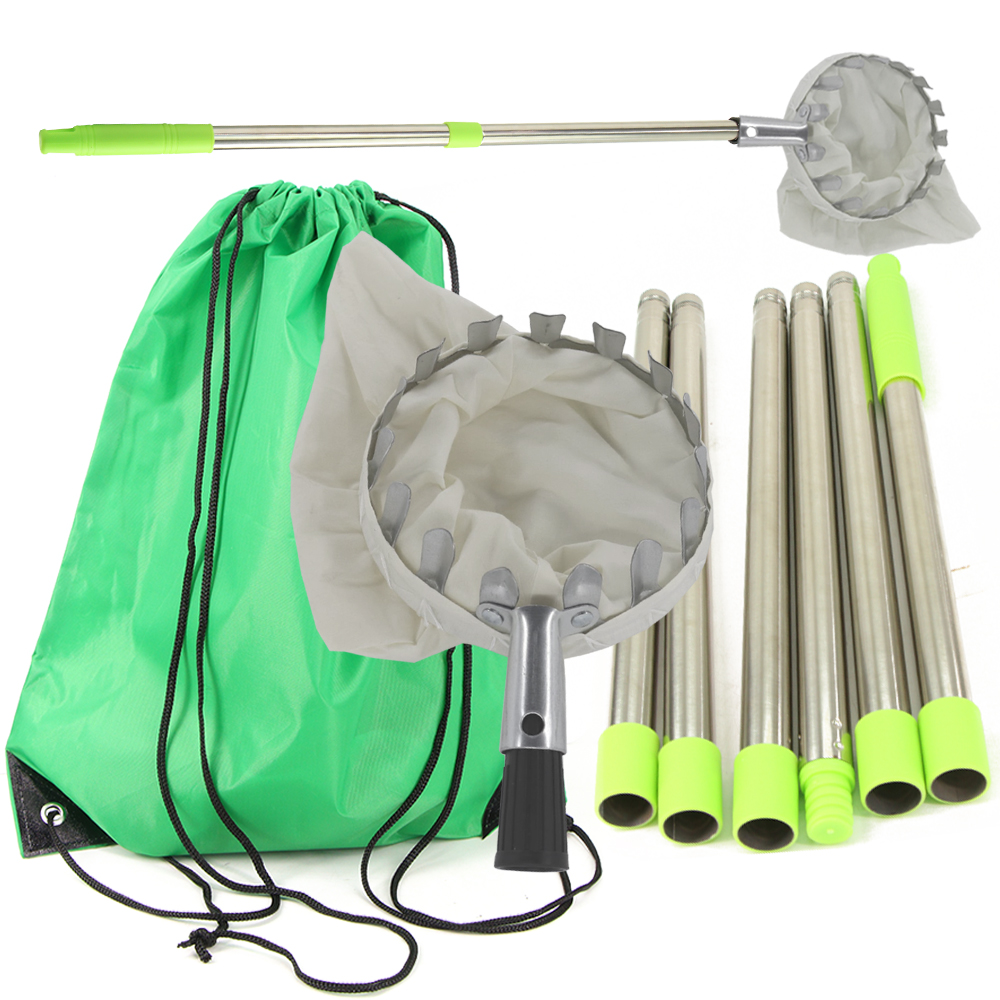 Fruit Picker Basket Telescopic Pole - Testa di raccolta della frutta del