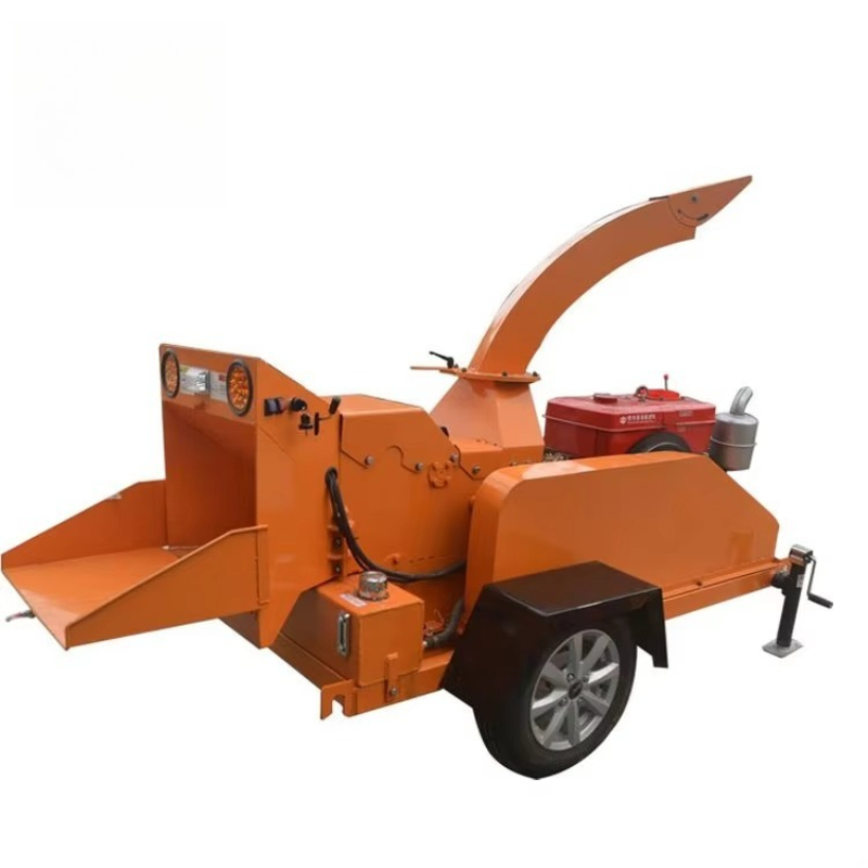 Garden Branch Shredder Wood Chipper - Trituratore di Legno Diesel Made in