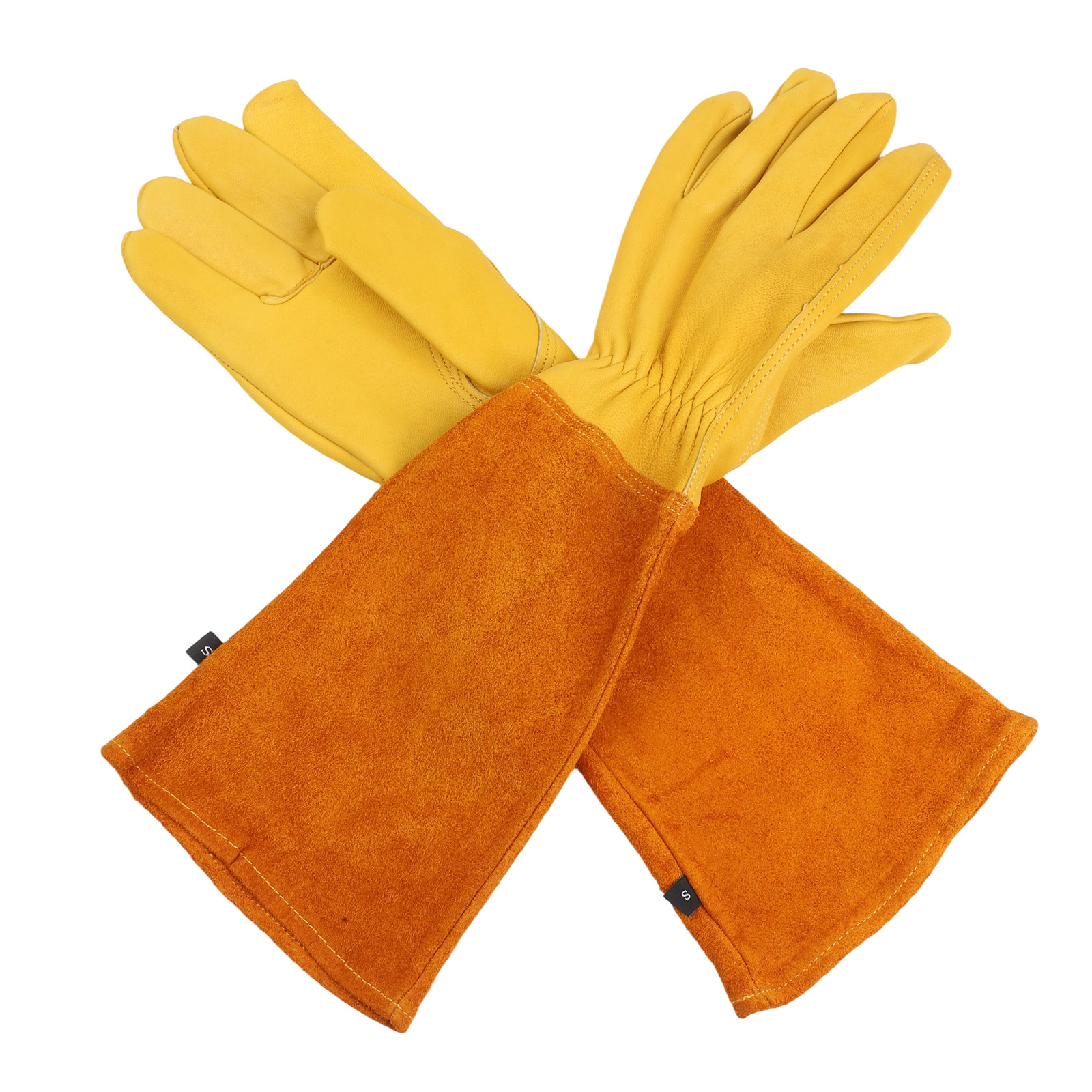 Gardening Gloves Thorn Proof Leather - Guanti da giardinaggio in pelle traspirante,
