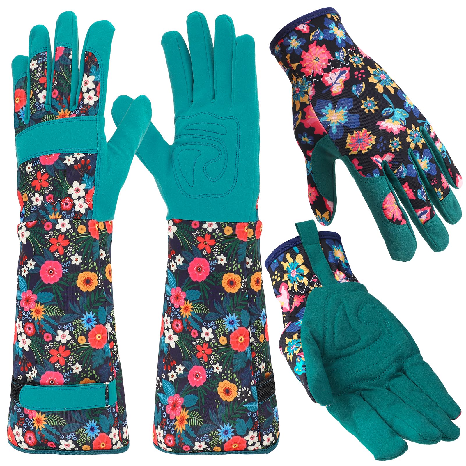 Gardening Gloves Thorn Proof Leather - 2 paia di guanti da giardinaggio