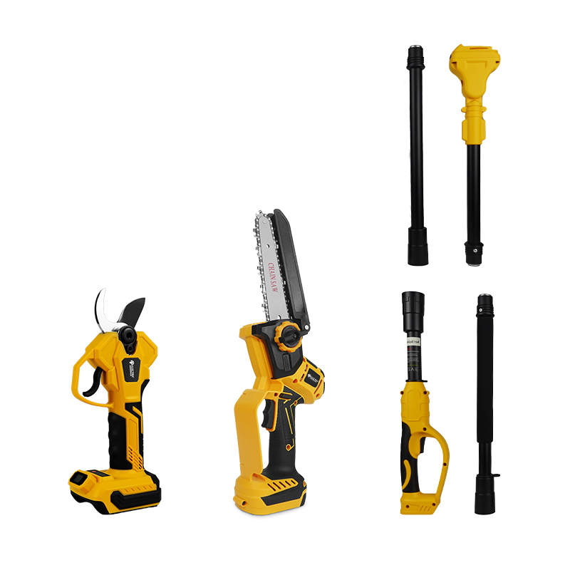 Electric Pruner With Extension Pole - Potatore Elettrico a Batteria con Asta