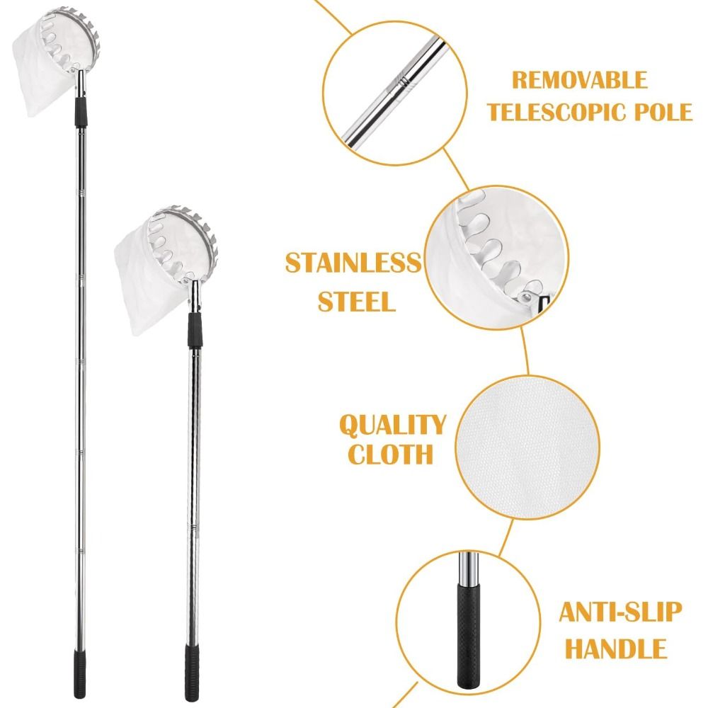 Raccoglitore di Frutta in Acci - Fruit Picker Basket Telescopic Pole recensione e prezzo
