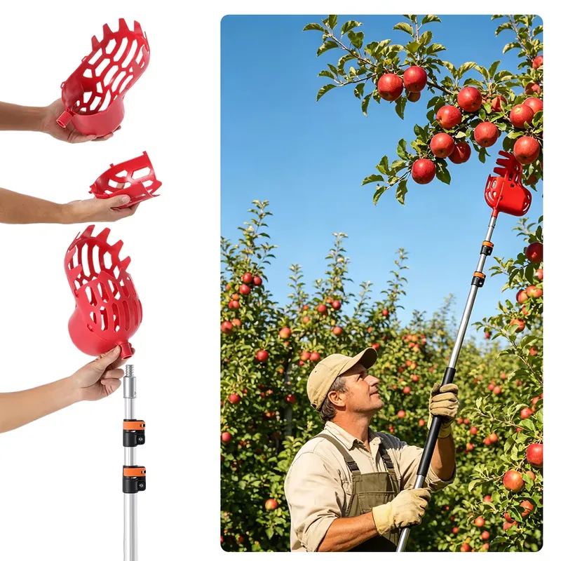 Raccoglitore di Frutta Manuale - Fruit Picker Basket Telescopic Pole recensione e prezzo