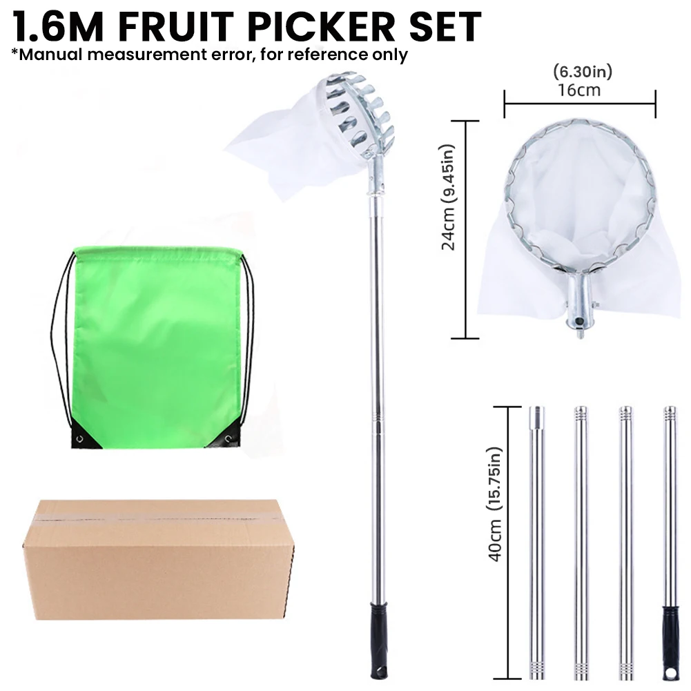 1.6-4M Strumento raccoglitrice - Fruit Picker Basket Telescopic Pole recensione e prezzo