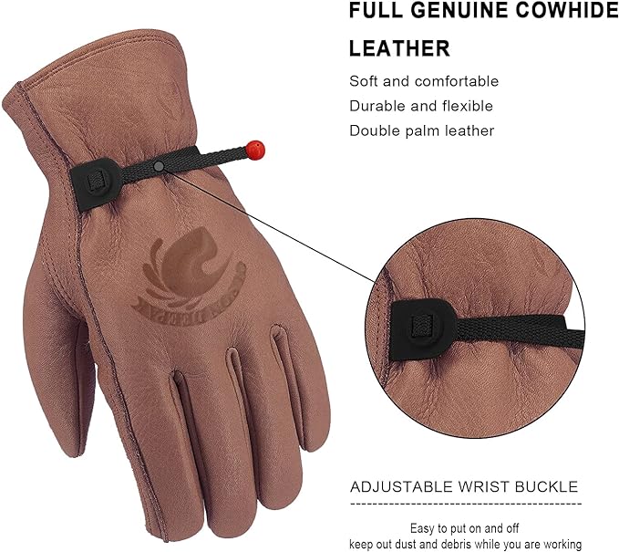 Guanti in pelle di vacchetta p - Gardening Gloves Thorn Proof Leather recensione e prezzo