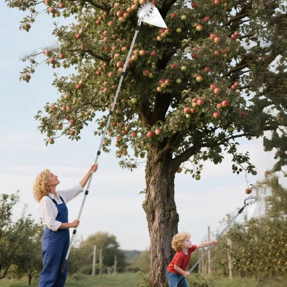 Raccoglitore di Frutta in Acci - Fruit Picker Basket Telescopic Pole recensione e prezzo
