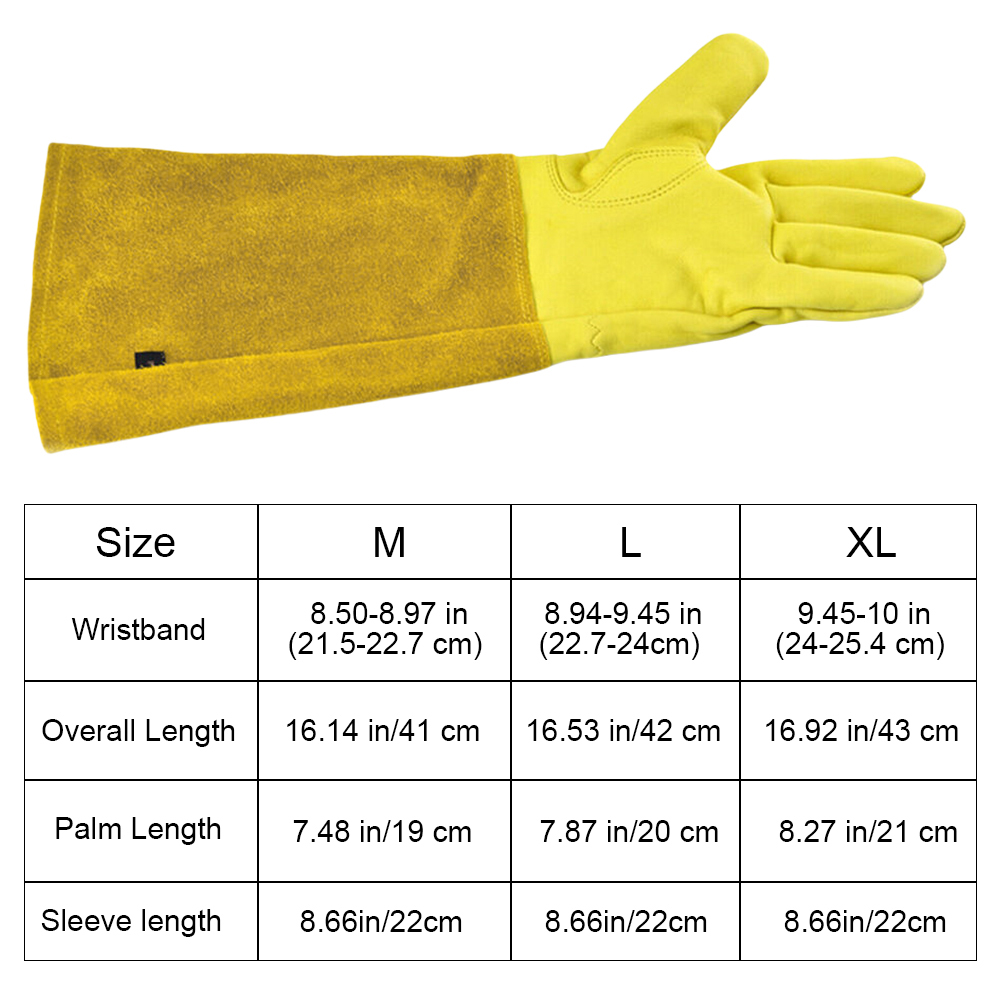 1 paio di guanti da giardinagg - Gardening Gloves Thorn Proof Leather recensione e prezzo