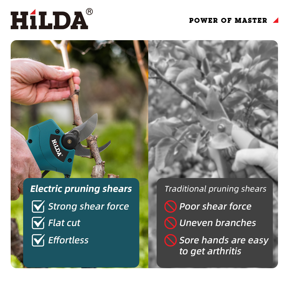 HILDA Cesoie elettriche da pot - Electric Pruning Shears Replacement Blade recensione e prezzo