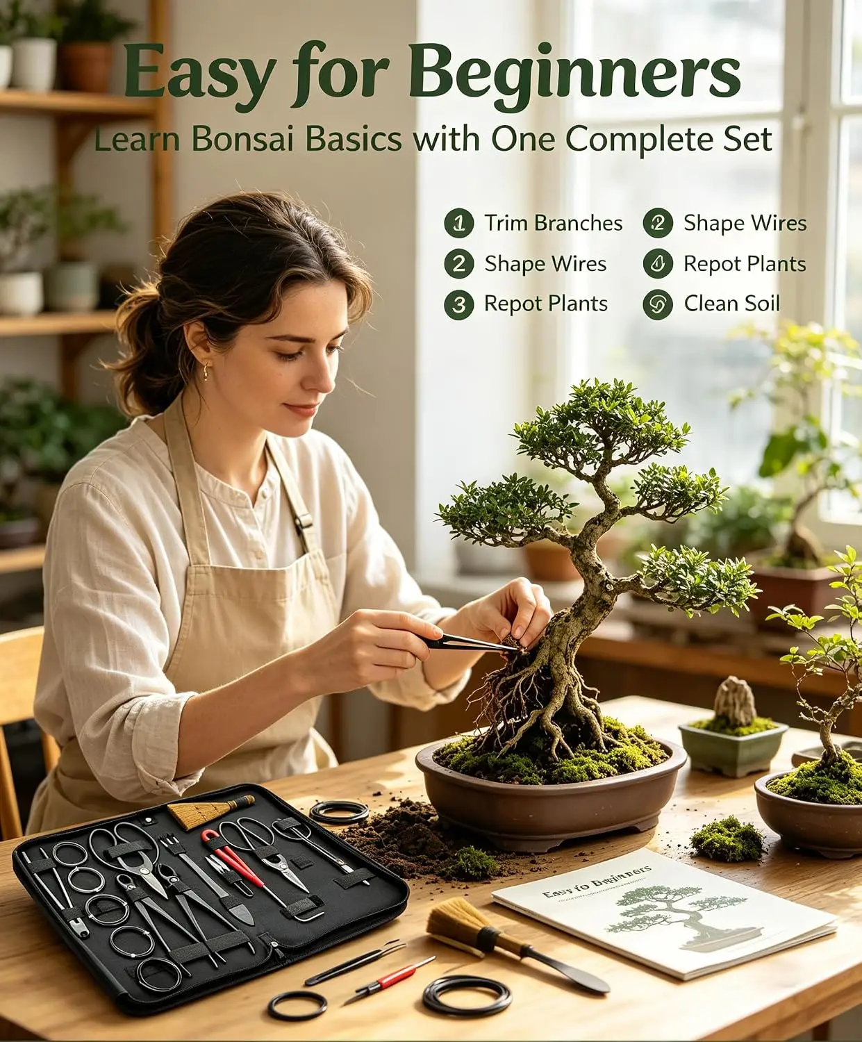 Set di Attrezzi per Bonsai da  - Bonsai Tool Set Stainless Carbon Steel recensione e prezzo