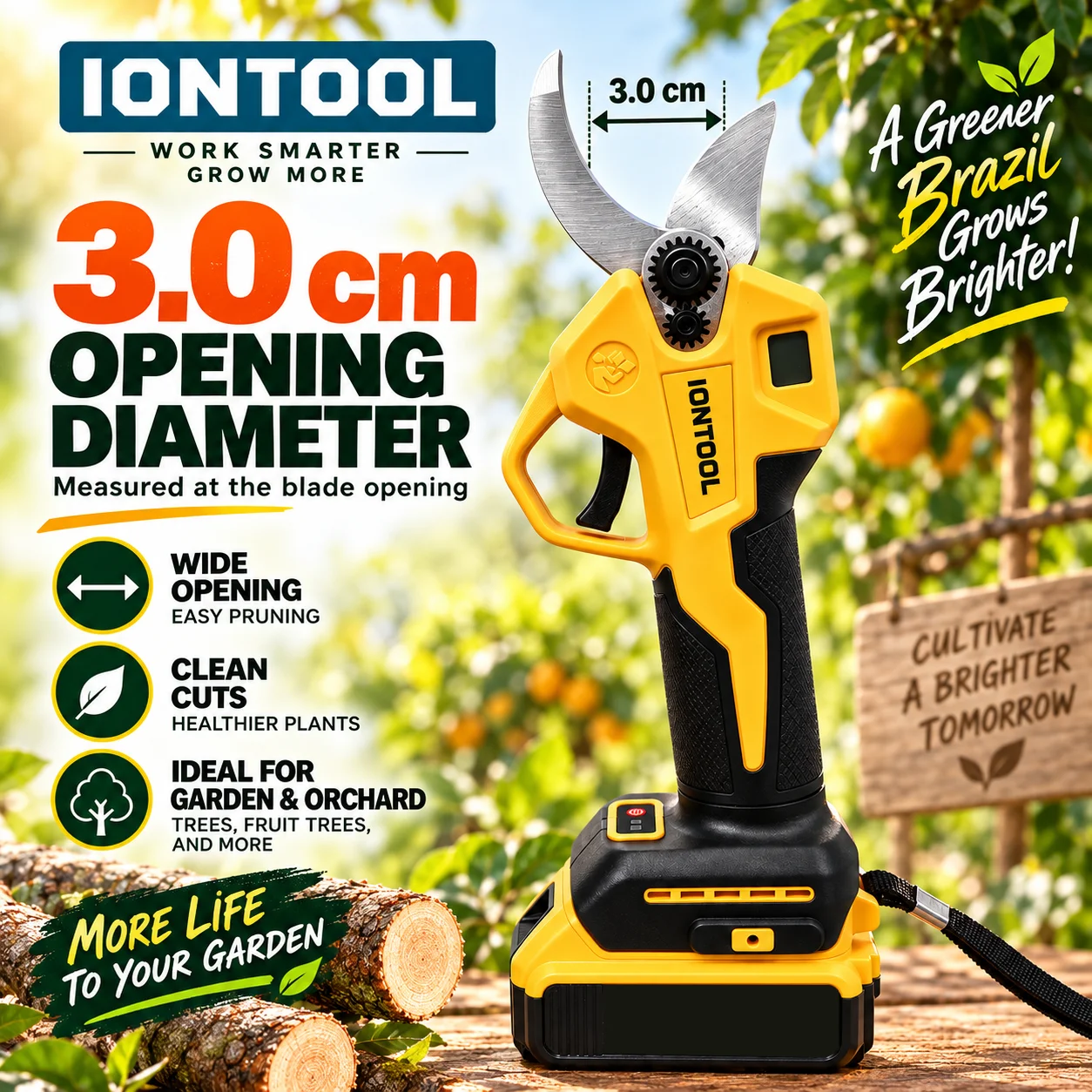 Cesoie Elettriche Senza Fili I - Cordless Electric Pruning Shears 30Mm recensione e prezzo