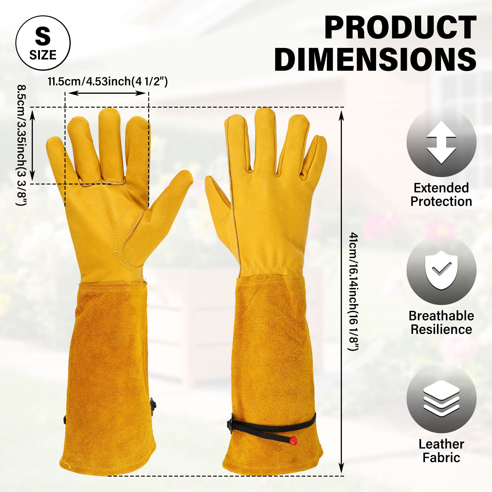 Guanti da Giardinaggio Lunghi  - Gardening Gloves Thorn Proof Leather recensione e prezzo