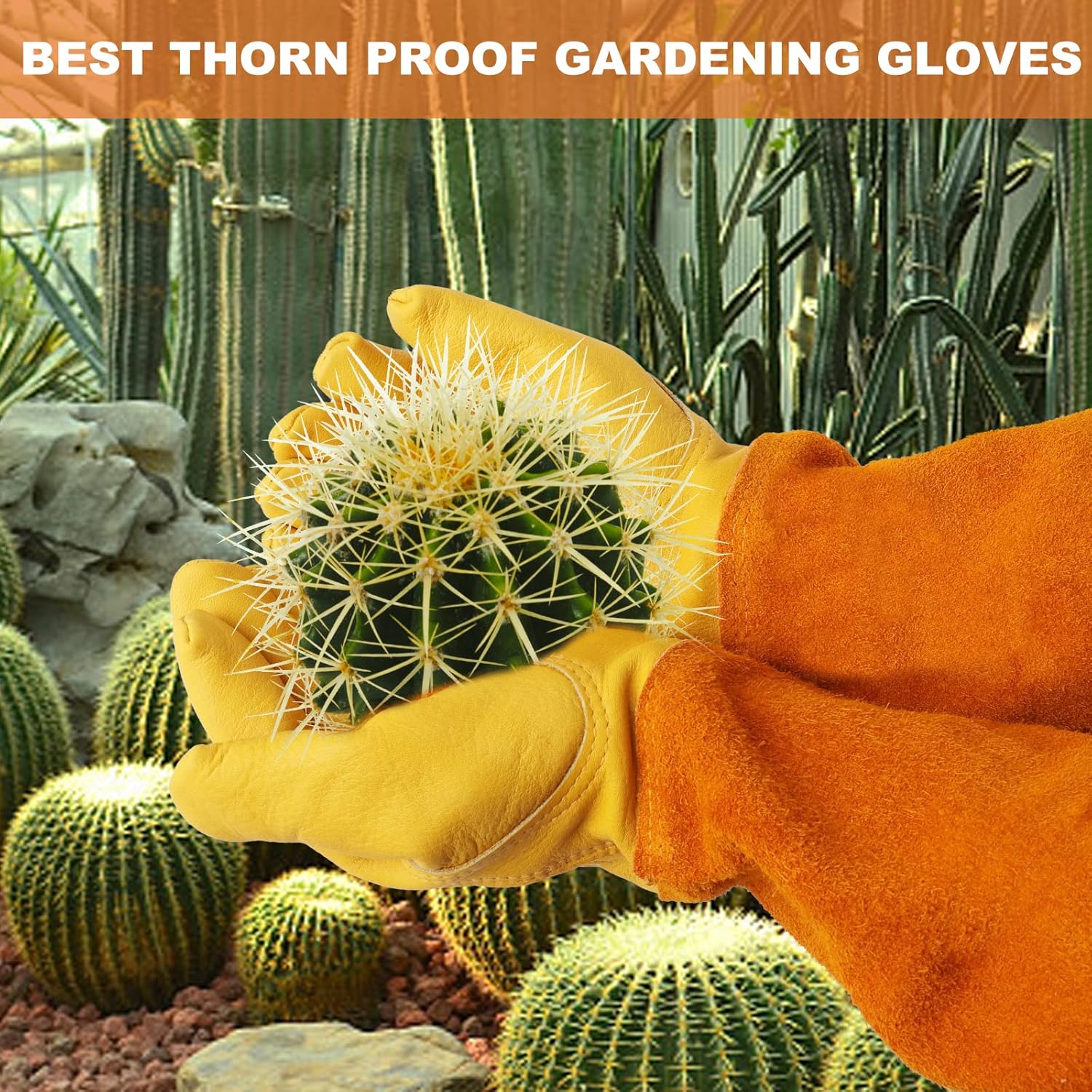 Guanti da Giardinaggio in Pell - Gardening Gloves Thorn Proof Leather recensione e prezzo