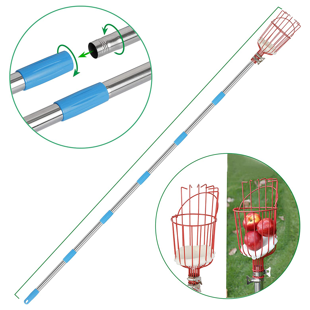 Asta telescopica lunga con ces - Fruit Picker Basket Telescopic Pole recensione e prezzo