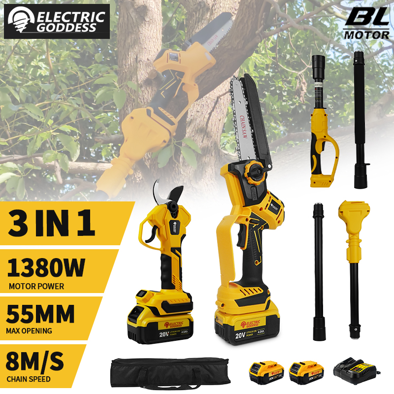 Potatore Elettrico a Batteria  - Electric Pruner With Extension Pole recensione e prezzo
